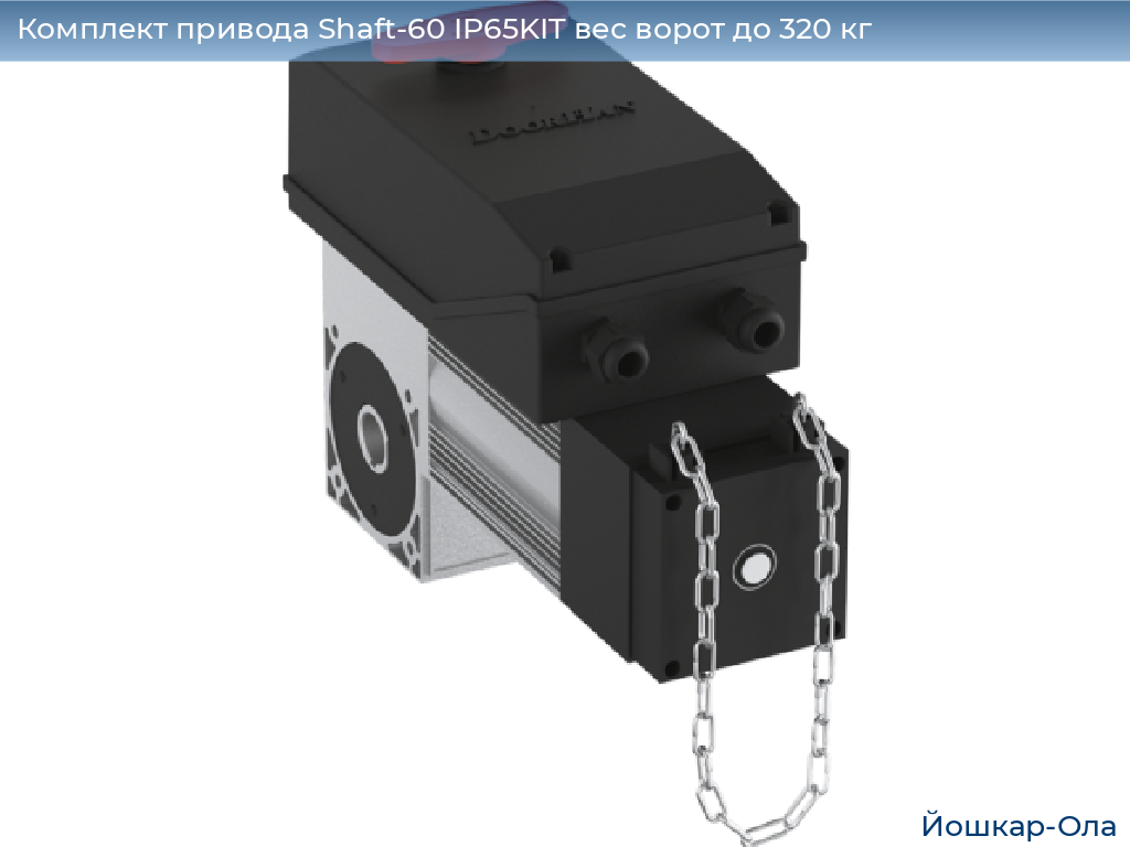 Комплект привода Shaft-60 IP65KIT вес ворот до 320 кг, yoshkar-ola.doorhan.ru